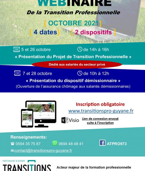 Webinaires octobre21